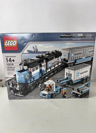 Конструктор lego expert 10219 вантажний поїзд маєрськ