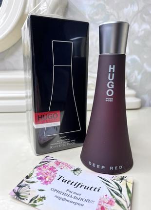 Hugo boss hugo deep red, edp, 1 ml, оригинал 100%!!! делюсь!