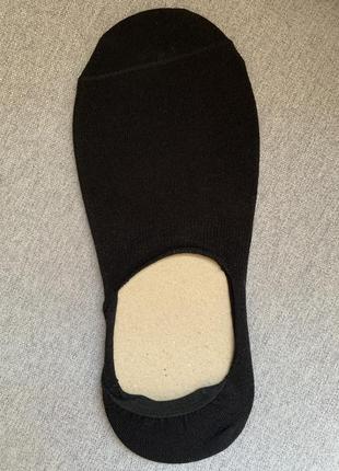 Шкарпетки сліди чоловічі колір чорний 31 см