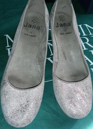 Красивые замшевые туфли jana размер 40 ( 26,5 см) полнота h6 фото