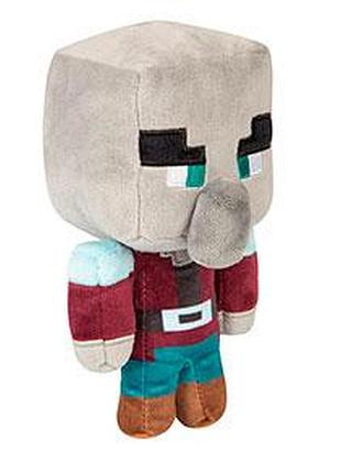 Плюшевая игрушка minecraft happy explorer pillager plush black1 фото