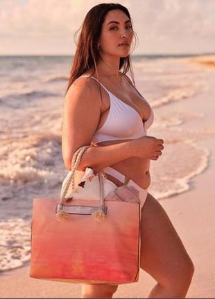 Пляжна сумка victoria´s secret вікторія сікрет оригінал3 фото