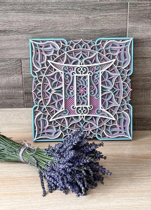 Картина знак зодіаку близнюки, близнецы, gemini