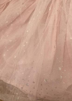 Джинсова сукня з фатіновою спідницею 12-18 міс (86-92 розмір)5 фото