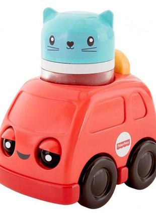 Розвивальна іграшка fisher-price звірята на машинках машинка (fvc74)