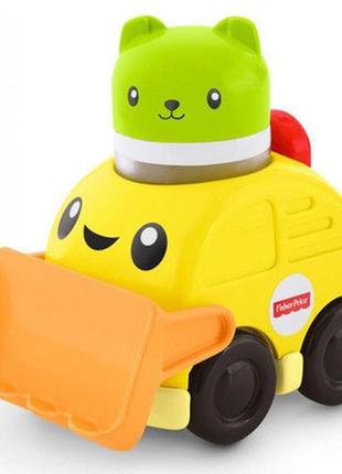 Розвивальна іграшка fisher-price звірята на машинках машинка (fvc74)4 фото