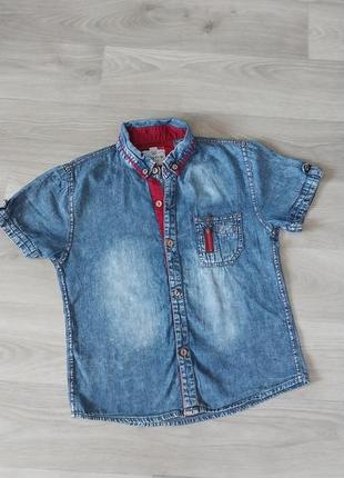 Джинсова сорочка для хлопчика дитяча