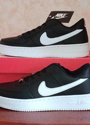 🔥 кроссовки женские nike air force 1 low black/white