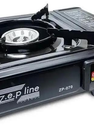 Туристична газова плита з п'єзопідпалом 2300 вт zp-070