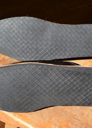 Тапочки из натуральной кожи водяного буйвола (ани)3 фото