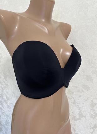 Легендарный гладкий бюстгальтер лиф балконет wonderbra 75g3 фото