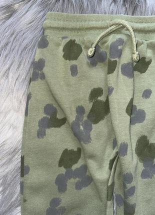 Стильные крутые теплые спортивные штаны на байке унисекс 2/3р george2 фото