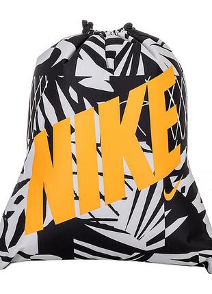 Рюкзак - сумка nike y nk drawstring — cat aop 1 різнобарвний one size (7ddv6144-010 one size)