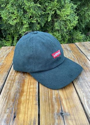 Нова кепка levis бейсболка (левіс corduroy six panel cap) з американцями9 фото