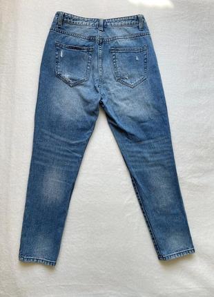 Стильные джинсы высокая посадка талия, redial xs в стилі zara asos4 фото