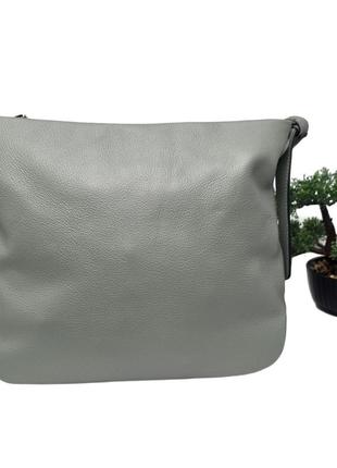 Мягкая сумка-мешок натуральная кожа зелёный арт.2017 green vivaverba україна - (китай)