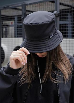 Жіноча утеплена панамка without softshell black