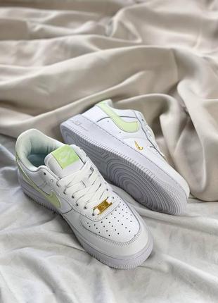 Кроссовки nike air force 1 mini swoosh lime light2 фото