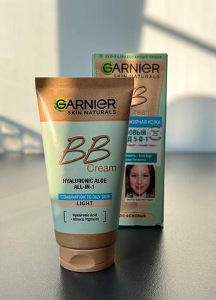 Bb-крем для змішаної та жирної шкіри "секрет досконалості" garnier skin naturals