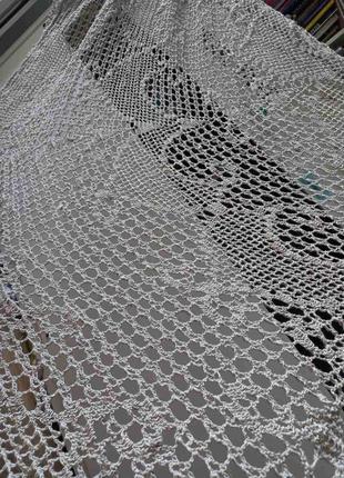 Неймовірна лляна скатертина ручної роботи2 фото