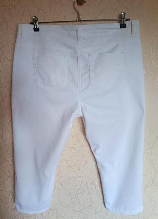 Балл! белые женские джинси капри р. 542 фото