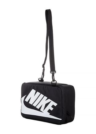 Спортивная сумка nike nk shoe box bag small - prm черный one size (7ddv6092-010 one size)4 фото