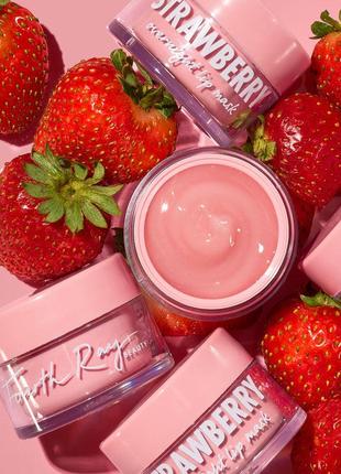 Маска для губ fourth ray beauty strawberry (сша)2 фото