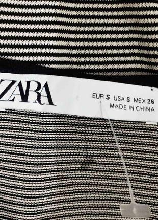 556.комфортная трикотажная майка в полоску успешного испанского бренда zara8 фото