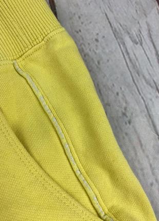 Спортивные штаны женские джоггеры champion желтого цвета теплые флисовые8 фото