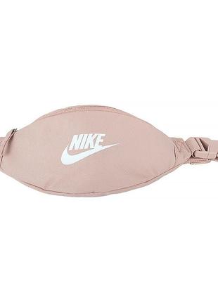 Сумка на пояс nike nk heritage s waistpack розовый one size (7ddb0488-601 one size) женская