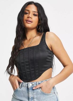 Корсетний топ від бренду missguided