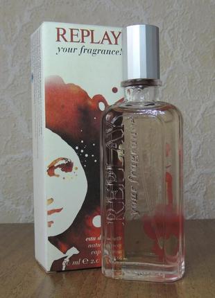 Replay your fragrance! refresh for her 60 мл туалетна вода для жінок оригінал