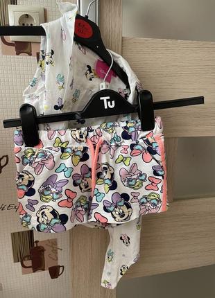 Комплект рубашка и шорты disney