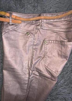 Новые! оригинальные стильные пудровые брюки утяжка  бренд river island6 фото
