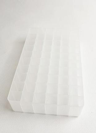 Подставка для маркеров органайзер для канцелярских принадлежностей 60 ячеек прозрачная