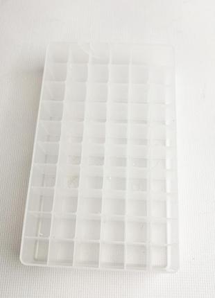 Подставка для маркеров органайзер для канцелярских принадлежностей 60 ячеек прозрачная