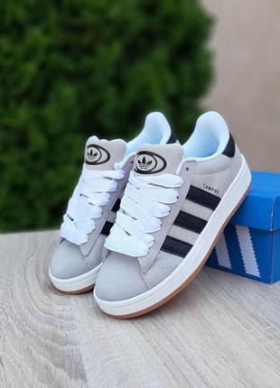 Женские кроссовки adidas campus grey