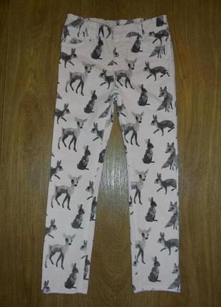 Брюки h&amp;m микро- вельвет, 6-7 лет (122 см)