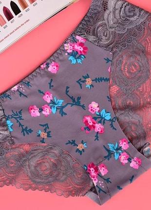 Женские трусики ▪️гипюр,атлас