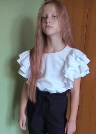 Розкішна біла блуза 9