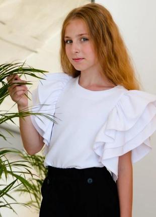 Розкішна біла блуза7 фото