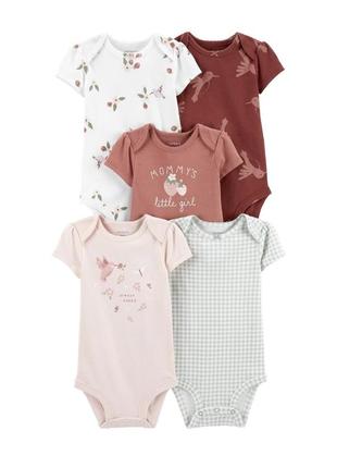 Комплект бодиков для девочки картерс carters 18м, 24м 80см, 86см