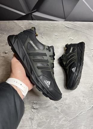 Кожаные кроссовки adidas2 фото