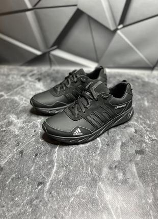 Кожаные кроссовки adidas2 фото