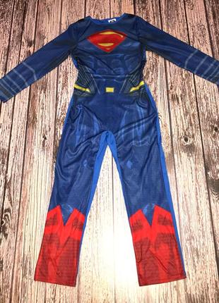 Новорічний костюм супермен для хлопчика 7-8 років, 122-128 см3 фото