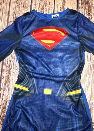 Новогодний костюм супермен  для мальчика 7-8 лет, 122-128 см4 фото