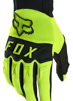 Рукавички fox dirtpaw glove (flo yellow), s (8), s