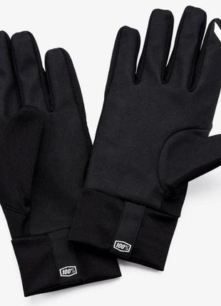 Водостойкие перчатки 100% hydromatic waterproof glove (black), l (10) (10017-00002)2 фото