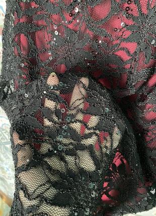 Сукня з мереживного гіпюру ❤️🖤7 фото
