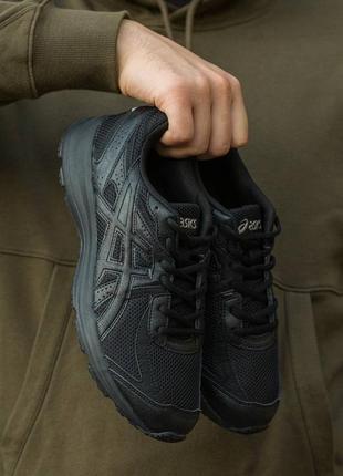 Premium ▪︎ чоловічі кросівки asics gel all black3 фото